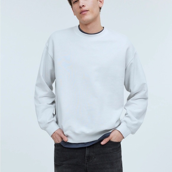 Madewell iron The McCarren Midweight Crewneck Sweatshirt - Picture 1 of 6